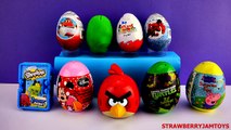 Shopkins Play Doh - Santa Kinder Surprise Peppa Pig Spiderman TMNT Surprise Eggs - shopkins
