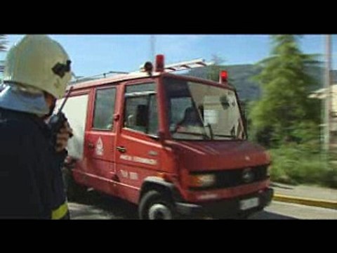 Φωτιά στον 1ο όροφο του νοσοκομείου της Λιβαδειάς. Άσκηση ετοιμότητας από την Π.Υ. Λιβαδειάς