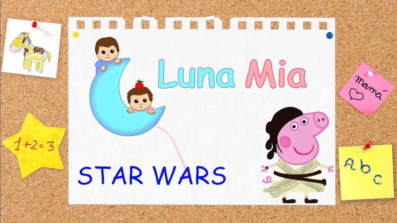 PEPPA PIG Y LA FIEBRE DE STAR WARS 2015 - The Force Awakens - familia peppa pig