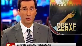 2010 11 23 antes da greve geral escolas SIC TVI 2