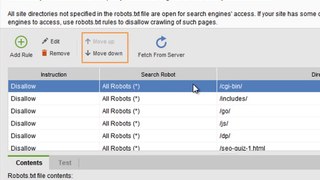 15. Create robots.txt file with WebSite Auditor