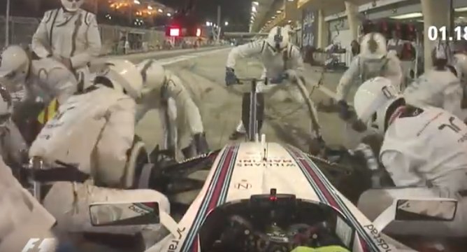 Un arrêt au stand en 2,27 secondes pendant le Grand Prix de F1