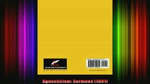 Read  Agnosticism Sermons 1891  Full EBook