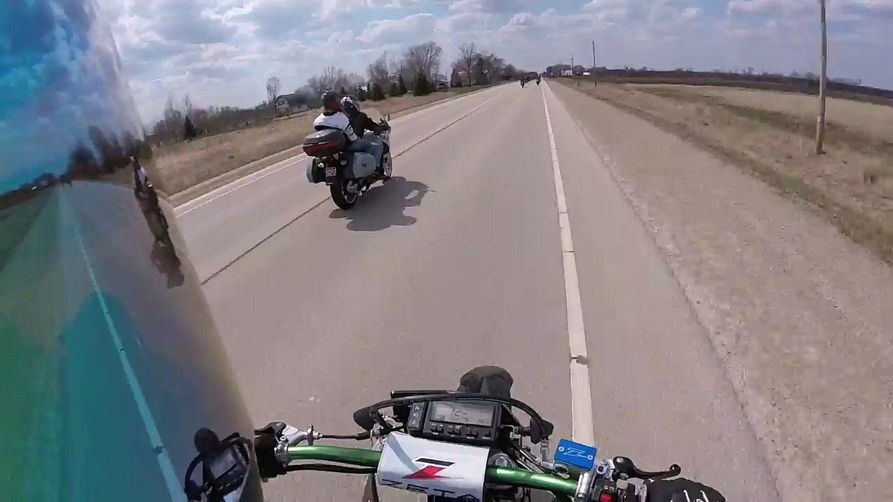 Motorcycle vs Dog