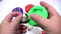 PLAY DOH KINDER CAKE!! Kinder surprise eggs inside out peppa pig español toys