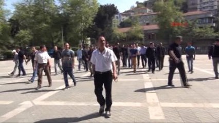 Zonguldak Kayyum Atanan Maden Şirketinde Ücret Eylemi