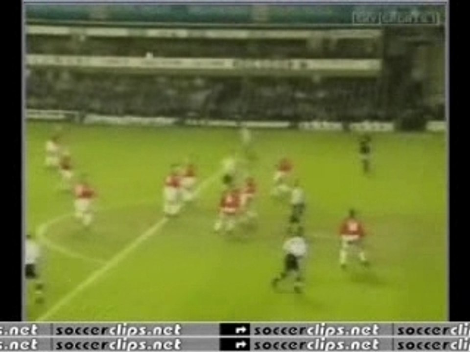 Fantastic save by Peter Schmeichel