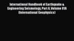 [Read Book] International Handbook of Earthquake & Engineering Seismology Part A Volume 81A