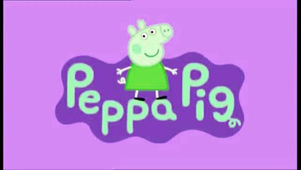 Green lowers Peppa pig intro