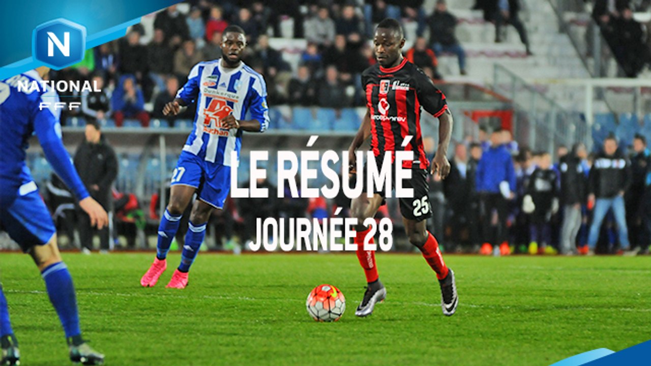 Championnat National : tous les buts de la 28e journée (2015-2016)