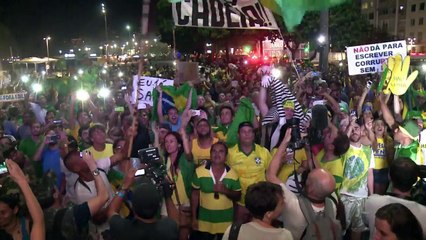 Tears and samba after Brazil impeachment vote HD