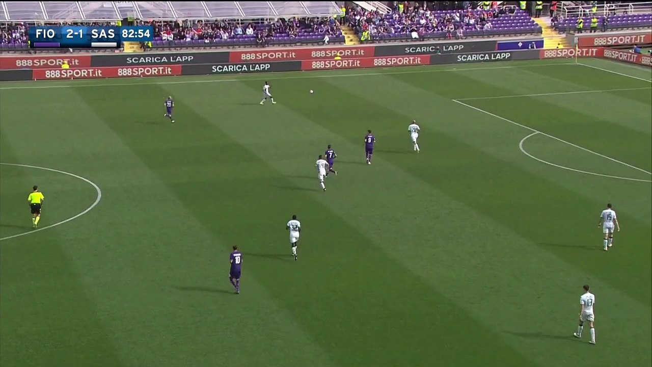 Belle boulette du gardien de but de Sassuolo