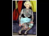 FUNNY TATTOOS IMPOSSIBLE CHALLENGE & FUNNY FAMOUS PEOPLE TATTOOS PICS-WORLD RECORD GUINNESS PEOPLE