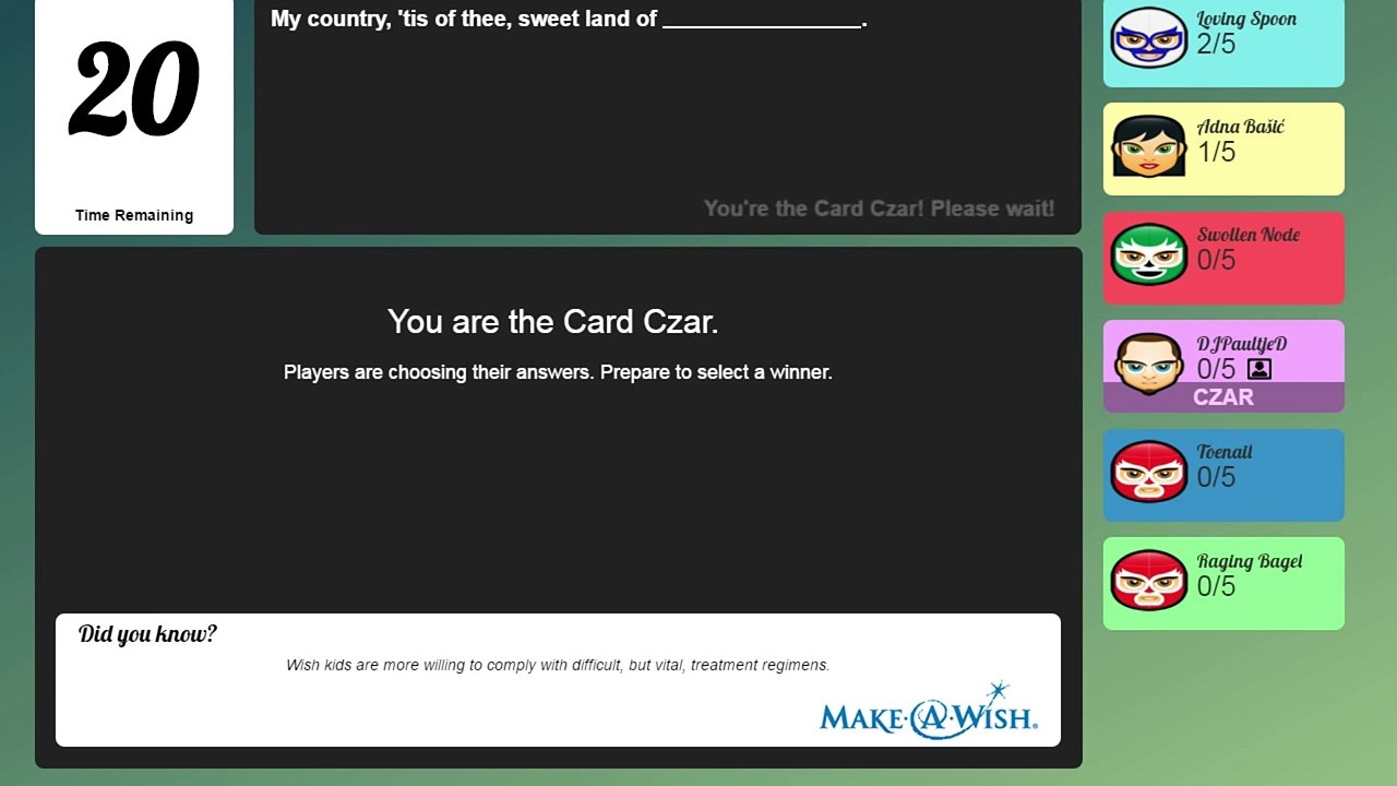 Cards for Humanity