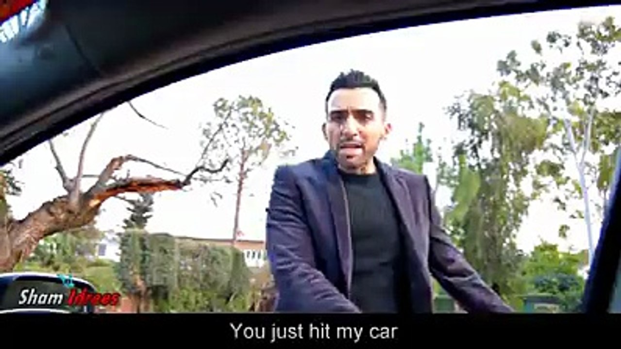 when a girl hit a car