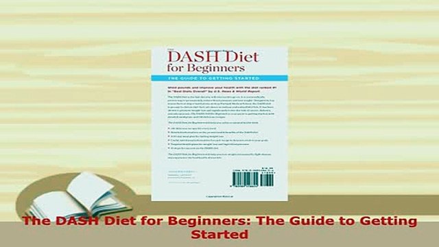 Download The DASH Diet for Beginners The Guide to Getting Started Download Online