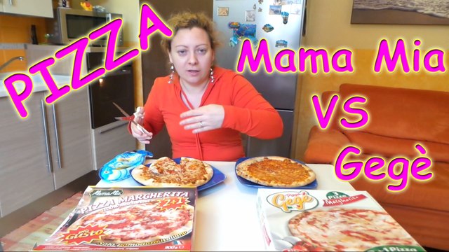 Pizza Mama Mia vs Gegè margherita, pizza surgelata recensione, pizza challenge ita