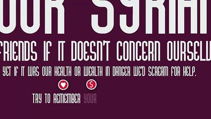 Syria In Shambles - Kinetic Typography - Spoken Word