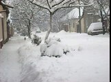 25.02.2011 Subotica sneg- Szabadka havazás-Serbia snow winter blizzard