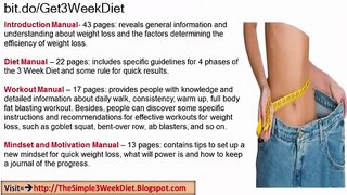 3 Week Diet Reviews   3 week diet Plan