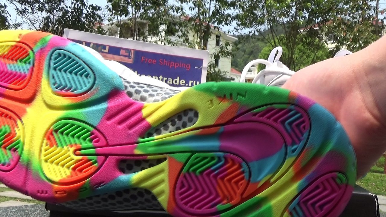 Authentic Nike Air Foamposite One Rainbow Review from www.kicksontrade.ru