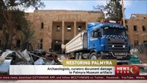 Archaeologists, curators document damage to Palmyra artifacts