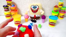 Spongebob Squarepants Full Episodes Toys Playdough Videos For Children food Ice Cream toy