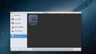 How to deleat songs from garageband