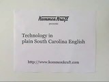 Technology in Plain South Carolina English