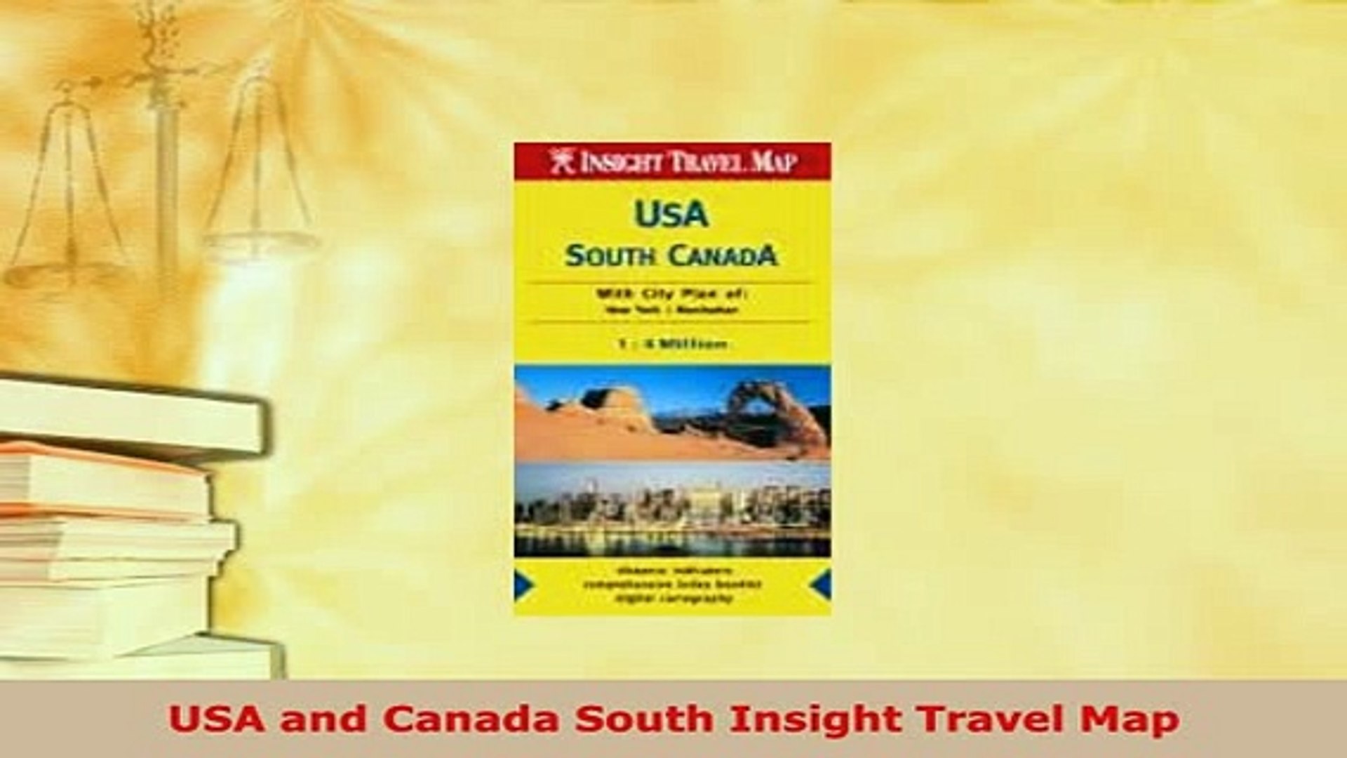 ⁣PDF  USA and Canada South Insight Travel Map Read Online