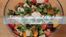 Vegan Recipe l Kidney beans and chickpeas salad I  Go Vegan Life