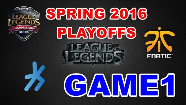 (LOL)H2K vs FNC Highlight(EU LCS 2016 Spring Playoffs) Game1