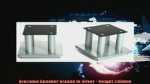 best produk   Atacama Speaker Stands in Silver  Height 200mm
