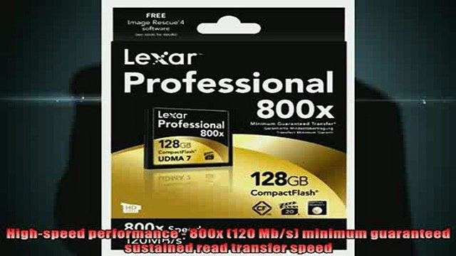 special produk Lexar Professional 128GB 800X 120MBs High Speed UDMA CompactFlash Memory Card