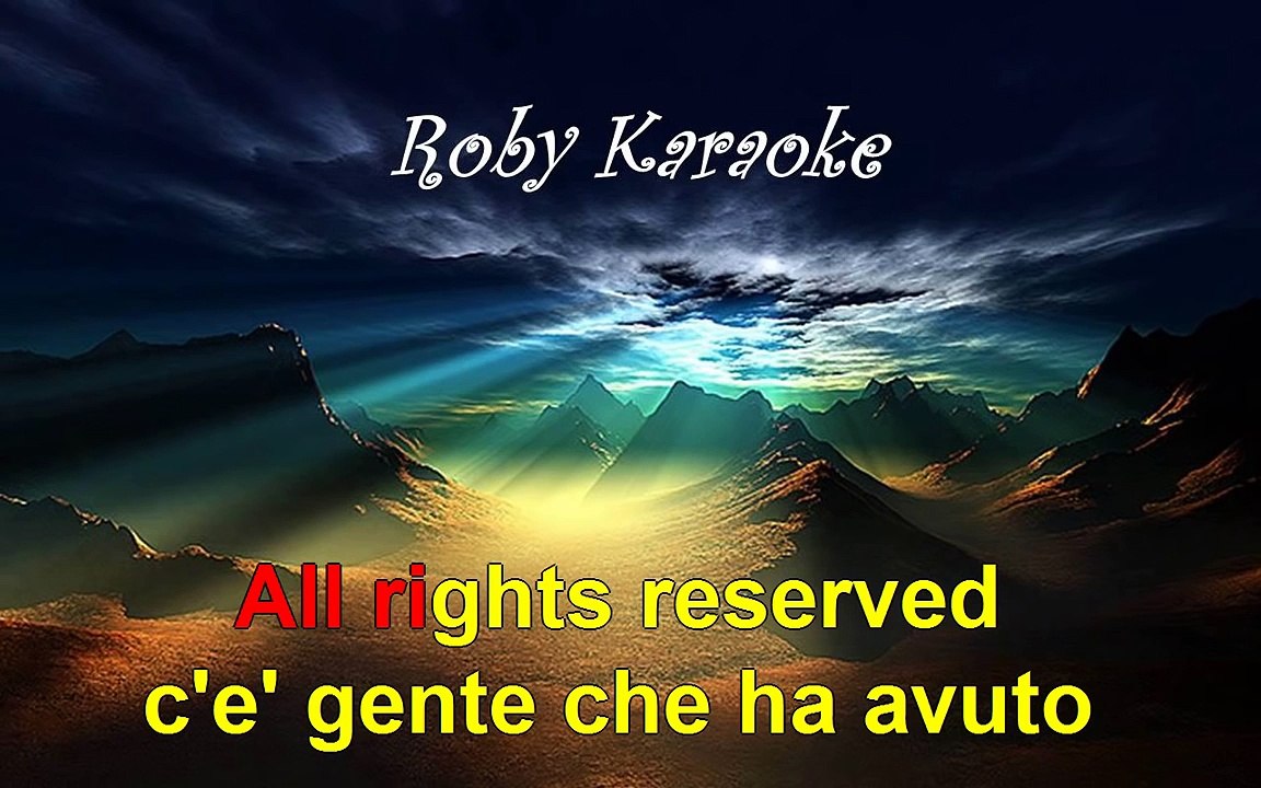karaoke Sergio Endrigo Io che amo solo te