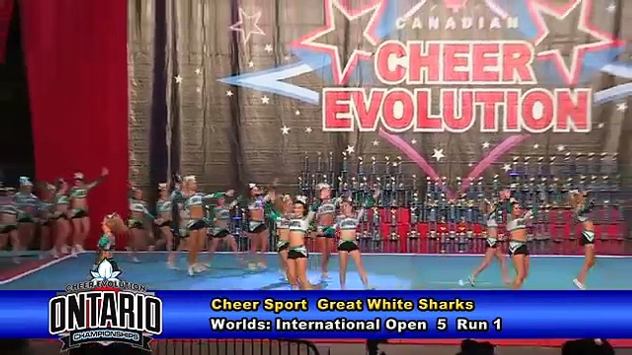 Cheer Sport Great White Sharks International Open 5 Run 1