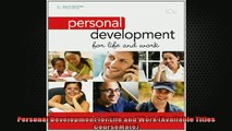 FREE PDF  Personal Development for Life and Work Available Titles CourseMate READ ONLINE