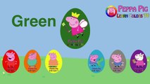 Peppa Pig - Learn Colors with Surprise Eggs, Teach Colours, Baby Kids Learning Videos