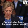 Hillary Clinton Slammed Donald J Trump and all the GOP Candidates for their Stance on Abortion 2016
