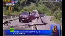 Tras el terremoto de 7,8 en Ecuador así quedaron las carreteras