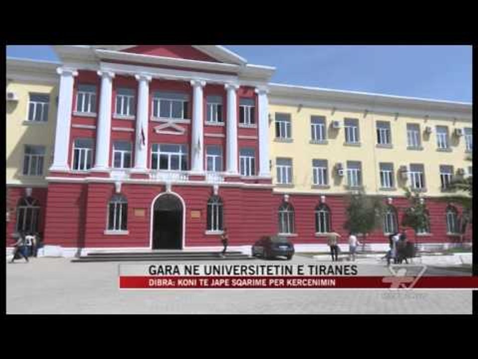 Gara në Universitetin e Tiranës - News, Lajme - Vizion Plus