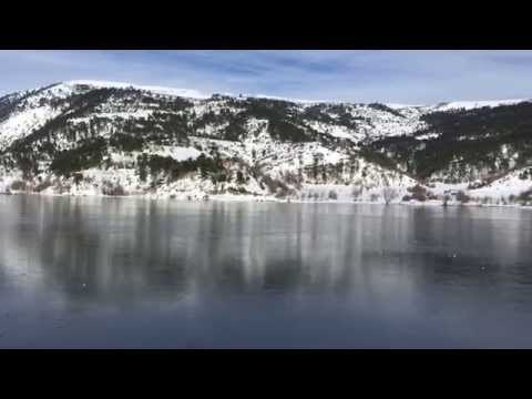 Buz tutmuş Çubuk Gölü Göynük/BOLU (HD)