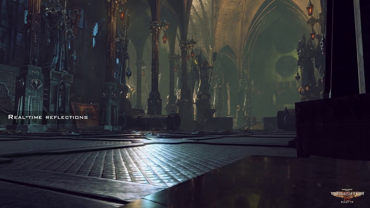 W40K INQUISITOR: MARTYR - Tech Demo Teaser #01: Real-time Reflections (2016) EN
