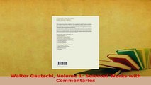 Download  Walter Gautschi Volume 1 Selected Works with Commentaries Free Books