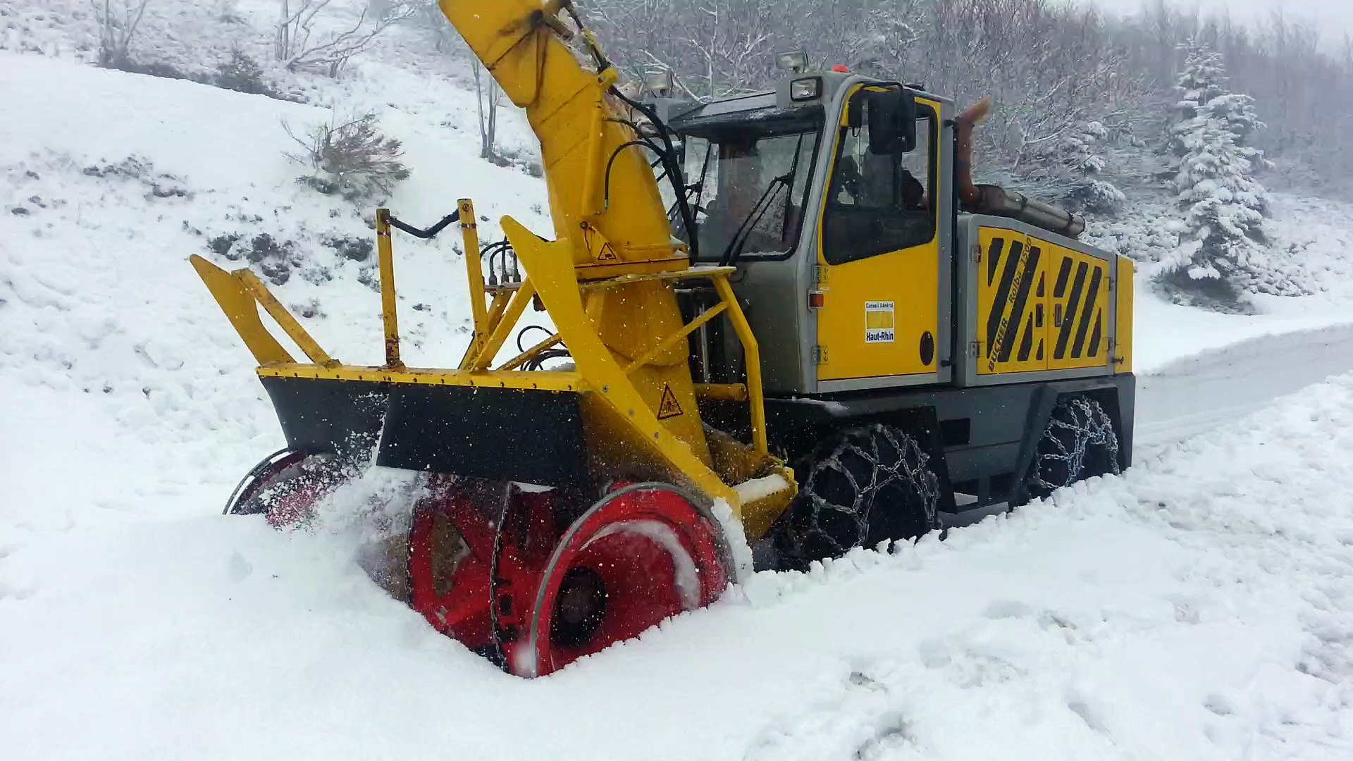 Une nouvelle fraise à neige pour la route des Crêtes - 100% Vosges