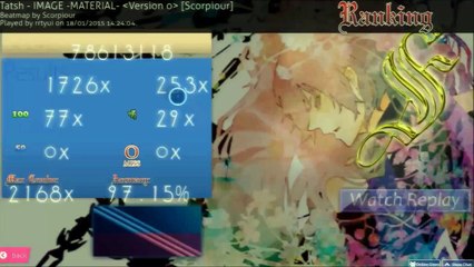 [60fps] rrtyui IMAGE MATERIAL domination! | osu!