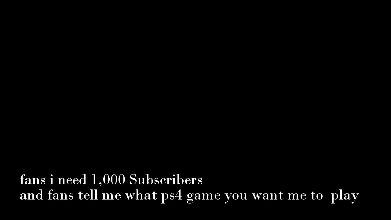 my fans i need your 1,000 Subscribers
