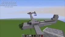 Boeing B 17 Flying fortress bomber in Minecraft