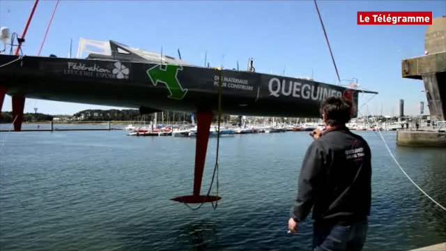 Vendée Globe. Le bateau de Yann Eliès remis à l'eau