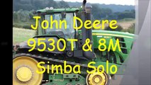 John Deere 9530T & Simba Solo.Drilling rape 2012
